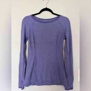 Womens Lululemon fleece long sleeve shirt